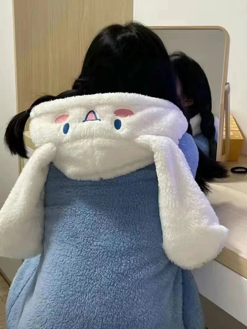 Kawaii Plush Fluffy Pajama Robe