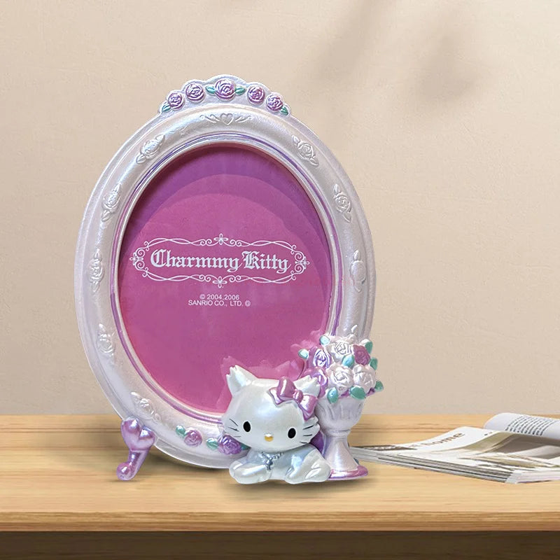 Charmmy Kitty Flower Photo Frame
