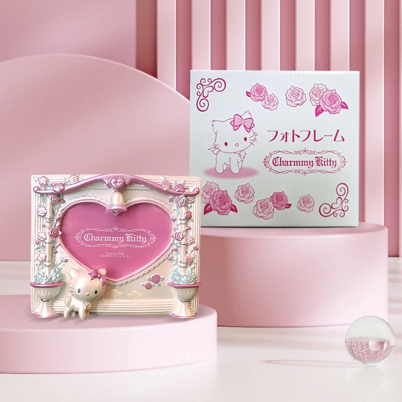 Charmmy Kitty Flower Photo Frame