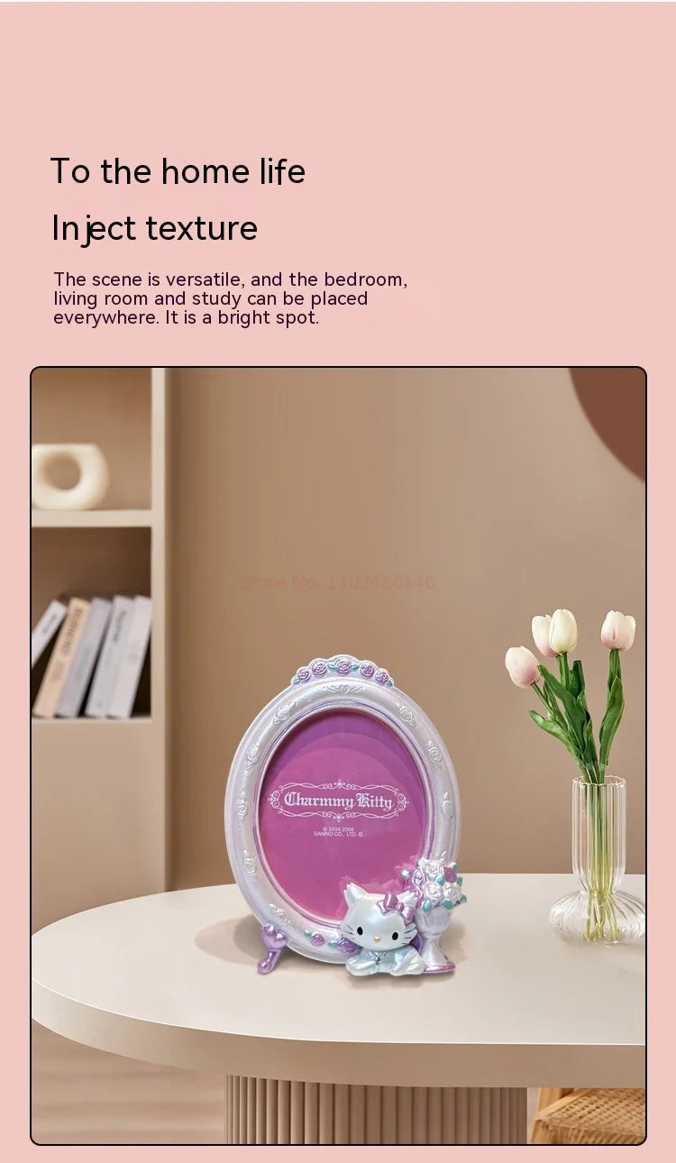 Charmmy Kitty Flower Photo Frame
