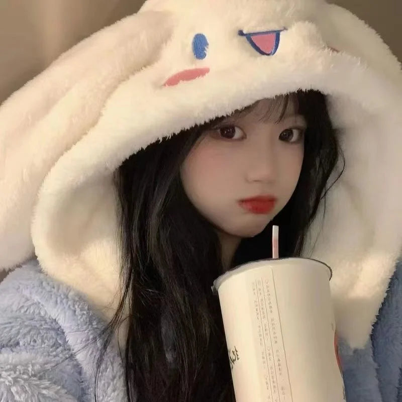 Kawaii Plush Fluffy Pajama Robe