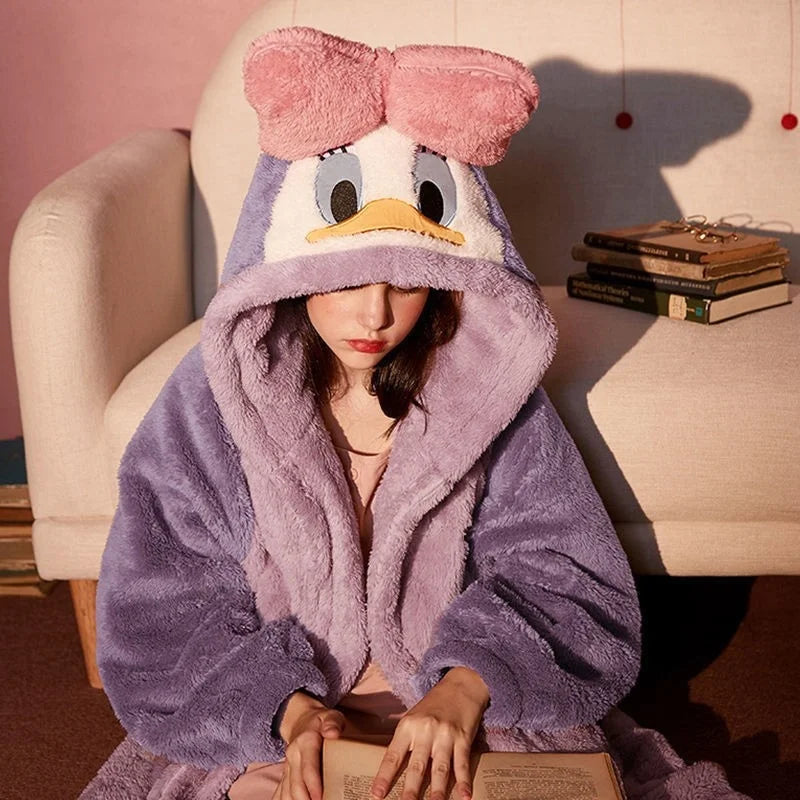 Kawaii Plush Fluffy Pajama Robe