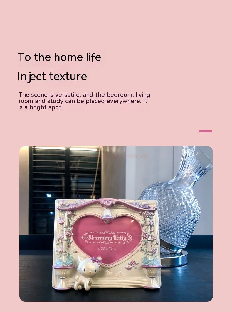 Charmmy Kitty Flower Photo Frame