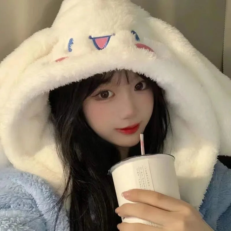 Kawaii Plush Fluffy Pajama Robe