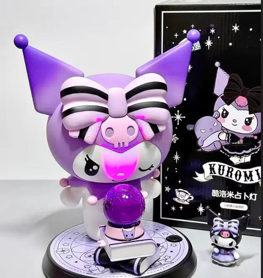 Kuromi Night Light Colourful Crystal Divination Series Night Lamp