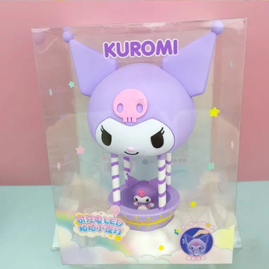 Sanrio Kuromi & My Melody Silicone Patted Night Light Hot Air Balloon LED Lamp