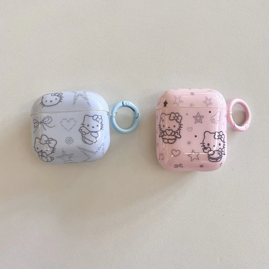 Hello Kitty Star Heart Airpods Case