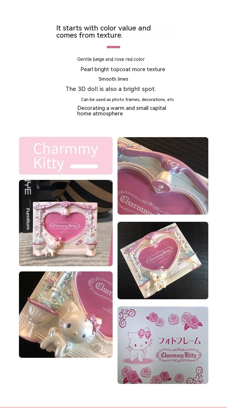 Charmmy Kitty Flower Photo Frame