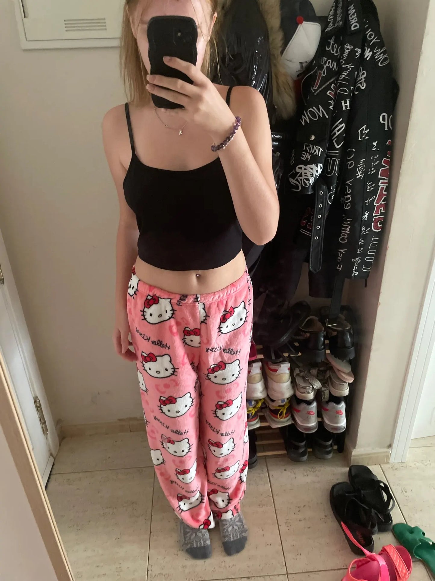 Hello Kitty Plush Pajamas Pants