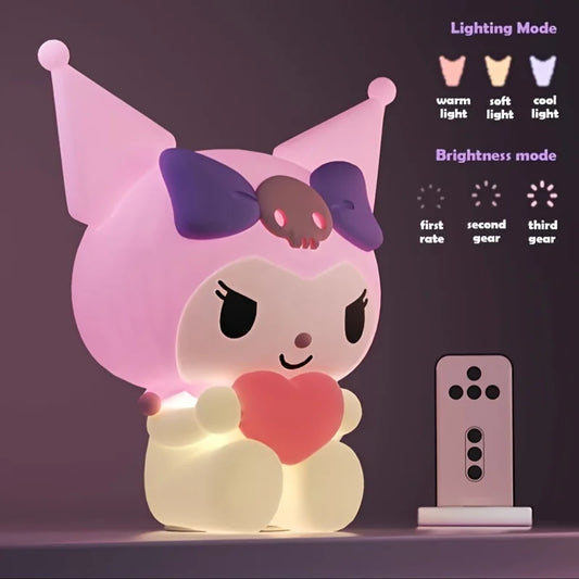 Kuromi Squishy Night Light Lamp
