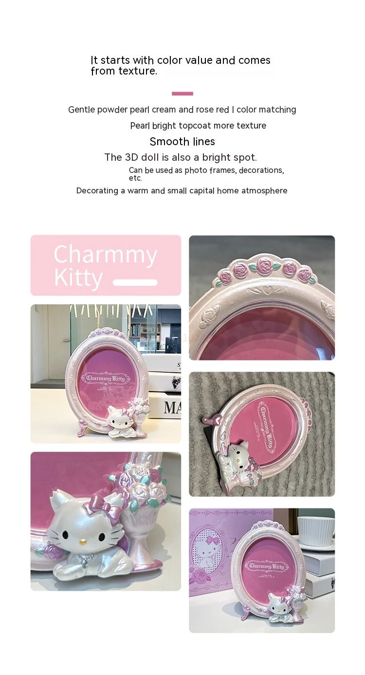 Charmmy Kitty Flower Photo Frame