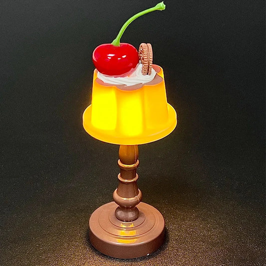 Pudding Cherry Dessert Night Light