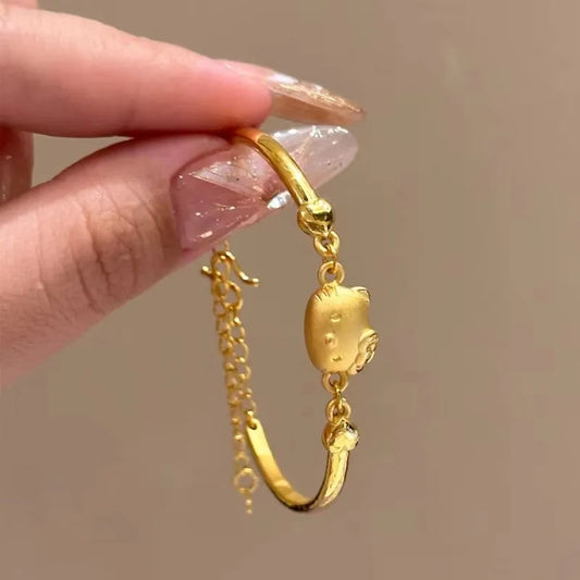 Hello Kitty Gold Bracelet