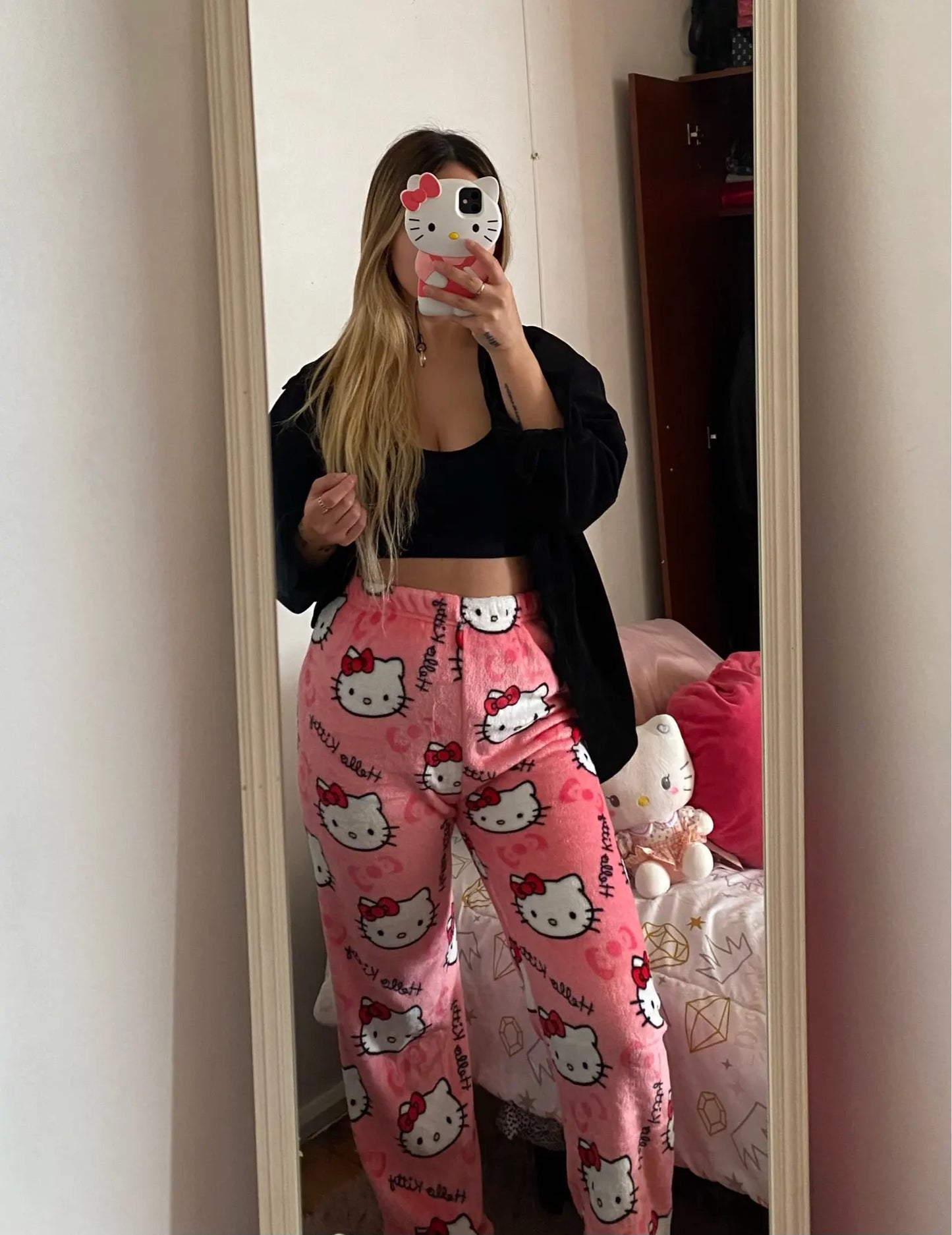 Hello Kitty Plush Pajamas Pants
