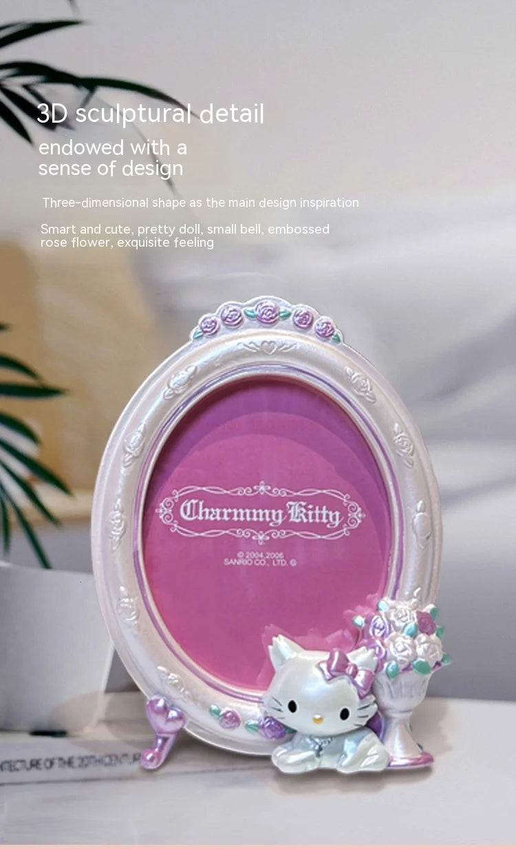 Charmmy Kitty Flower Photo Frame