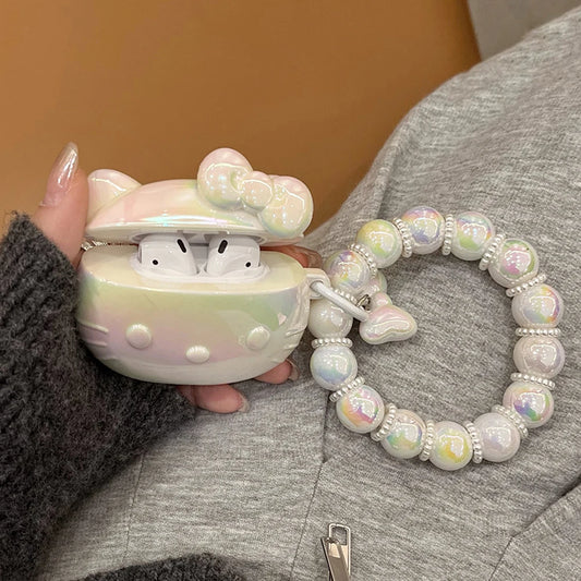Hello Kitty White AirPods Case