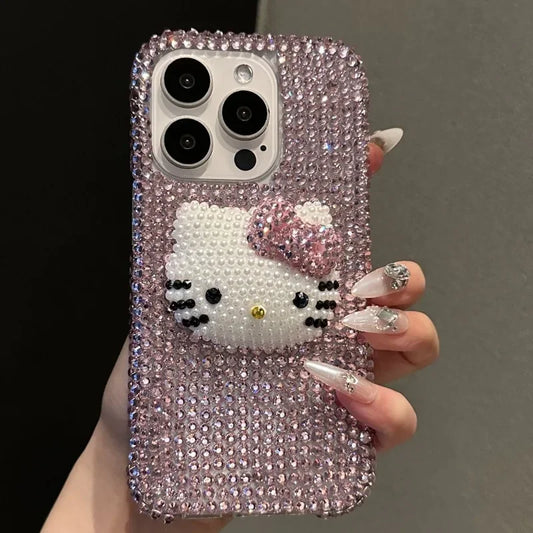 Hello Kitty Rhinestone Phone Case