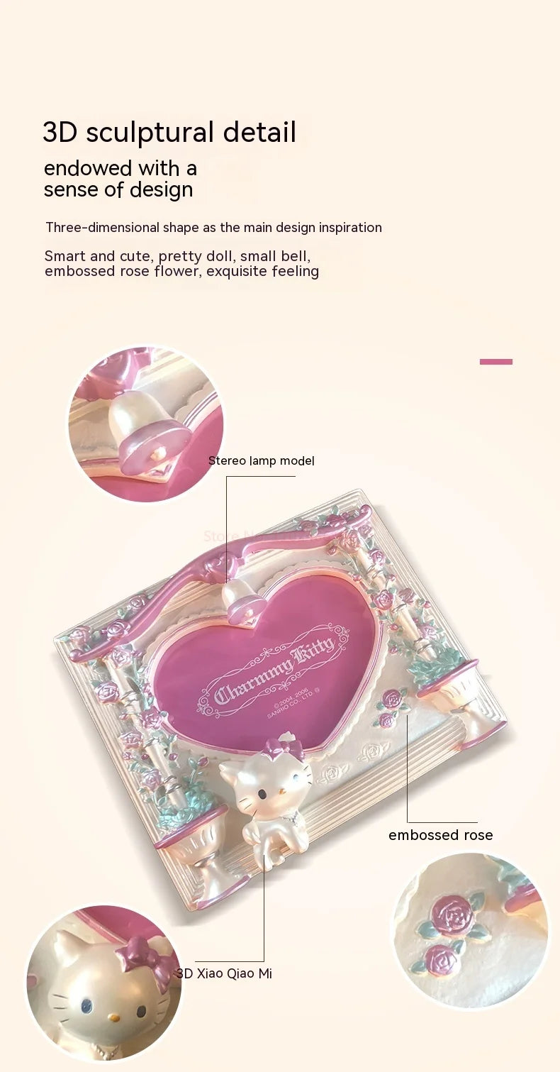 Charmmy Kitty Flower Photo Frame