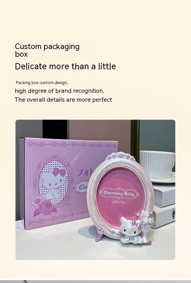 Charmmy Kitty Flower Photo Frame