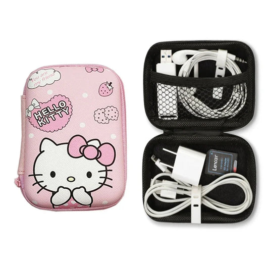 Hello Kittys Data Cable Charger Sorting Storage Bag