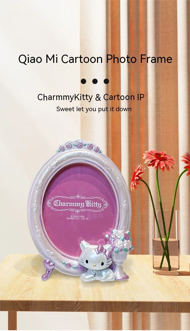 Charmmy Kitty Flower Photo Frame