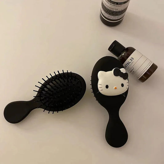 Hello Kitty Kawaii Portable Brush Mirror