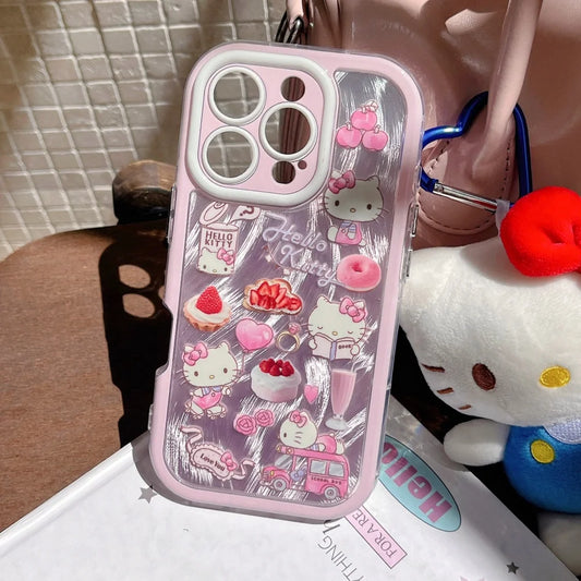 Hello Kitty Dessert Strawberry Cake Cute Phone Case