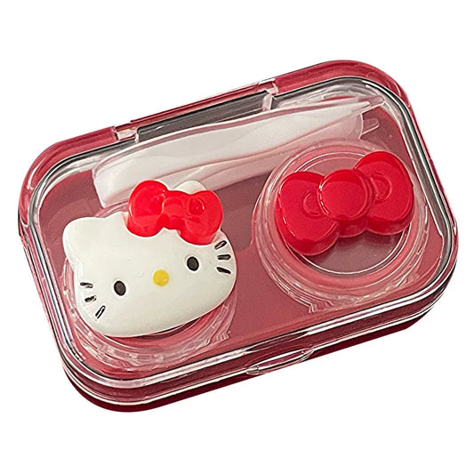 Hello Kitty Red Contact Lens Box