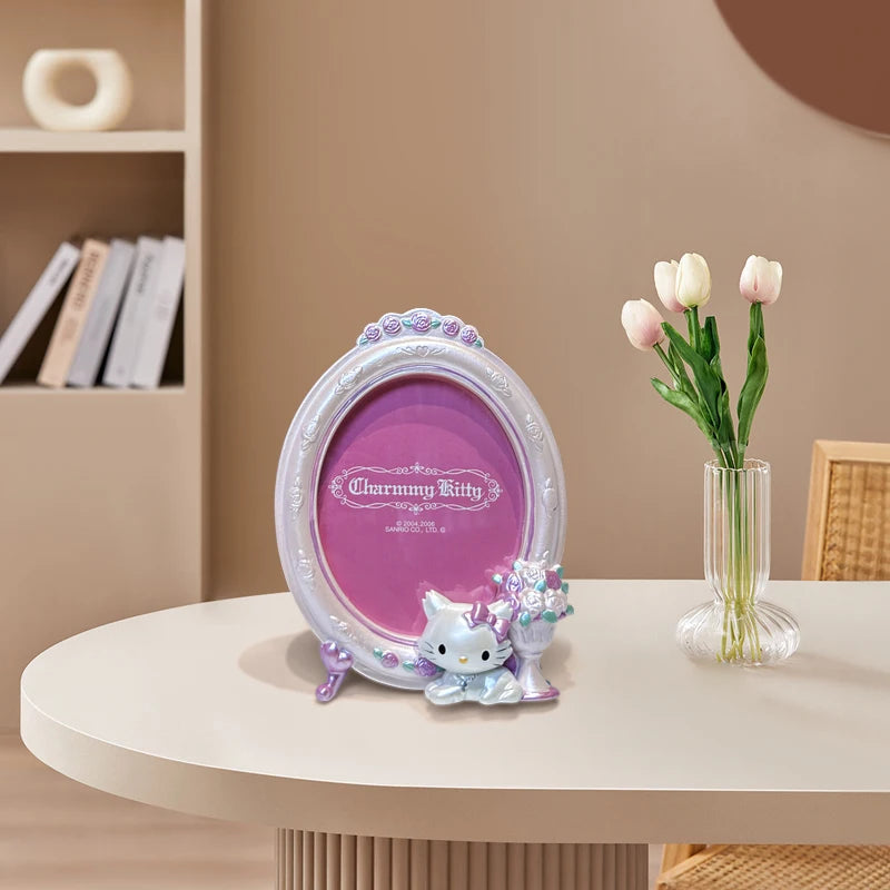 Charmmy Kitty Flower Photo Frame